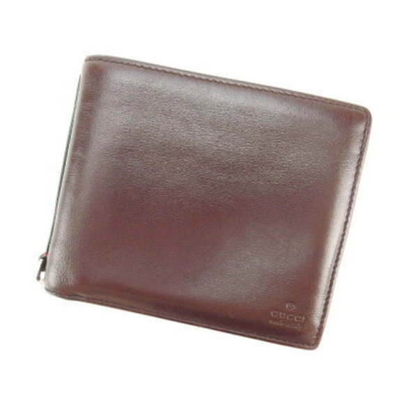 Gucci bifold Wallet Sherry Brown - Picture 1 of 6